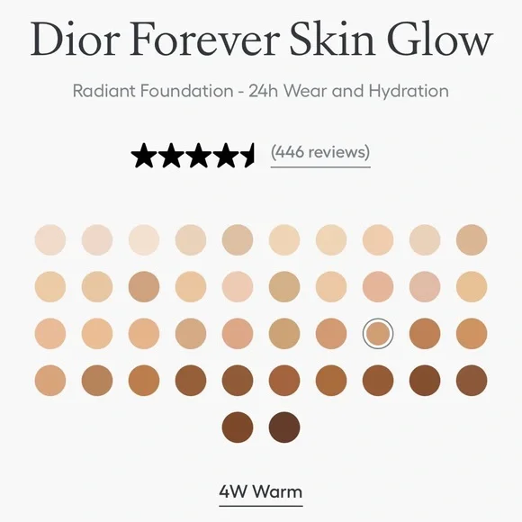 Dior Forever skin glow foundation. Shade 4W. - Picture 6 of 6